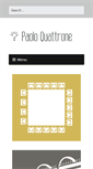 Mobile Screenshot of paoloquattrone.com